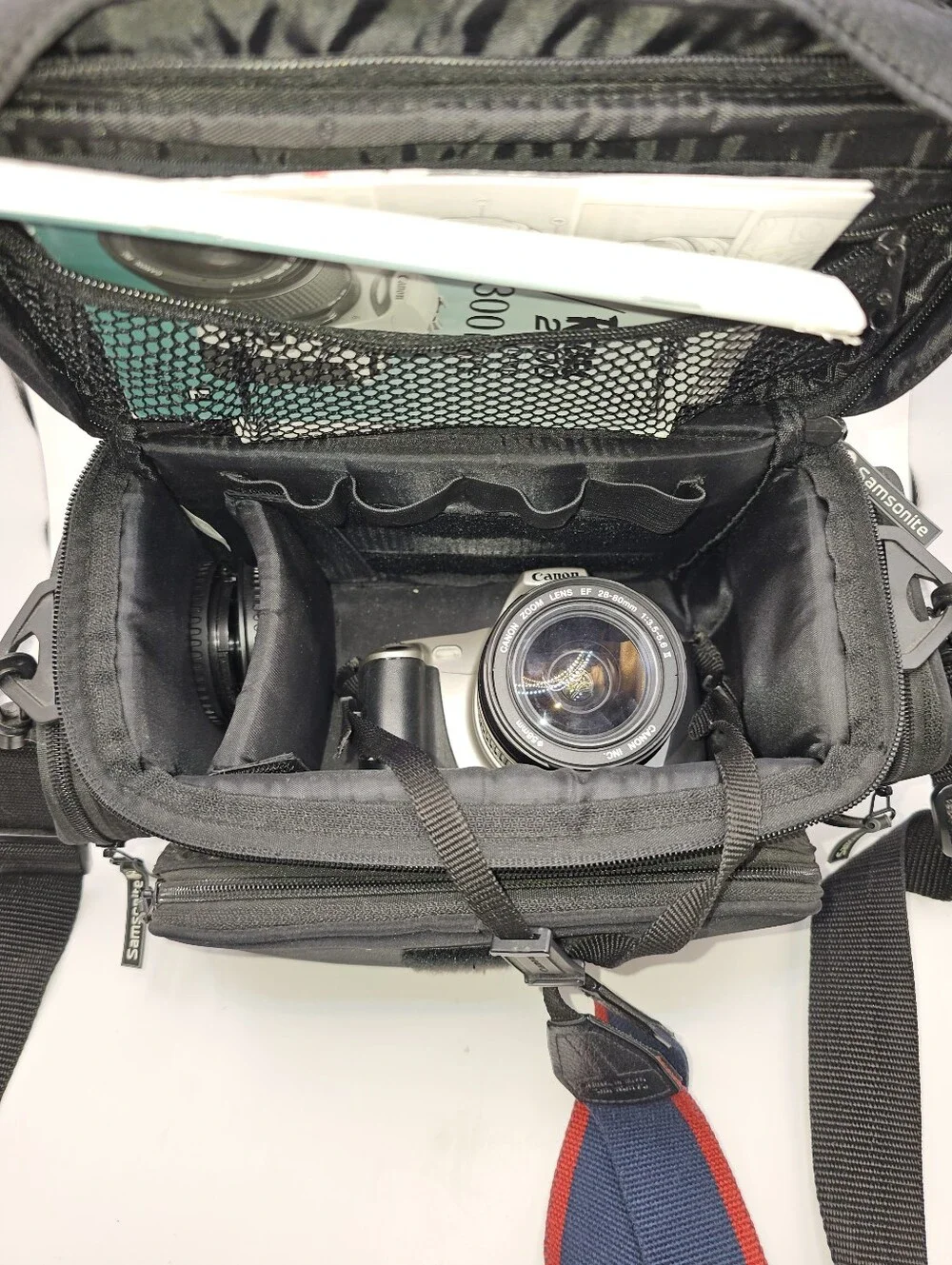 35mm Canon Rebel 2000 Silver and Black Film SLR with 28-80mm Lens
